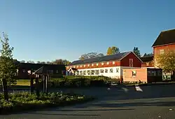 View of the Rotvoll Waldorf School, Rotvoll farmhouse, and Camphill Rotvoll - Kristoffertunet