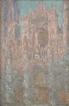 Rouen Cathedral, red, Sunlight1892National Museum of SerbiaBelgrade, Serbia