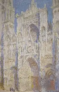 Rouen Cathedral, West Facade, Sunlight, 1894, National Gallery of Art