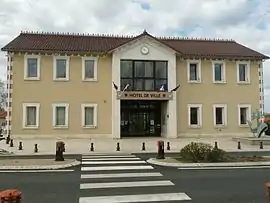The town hall in Roumazières-Loubert