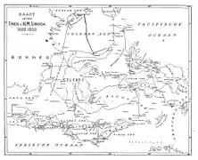 Route of the Siboga Expedition.