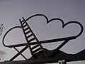 Detail of public art sculpture, Soroptimist Park, Townsville.