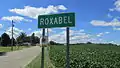 Roxabel community sign.