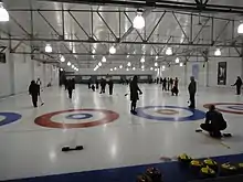 Curling action photo