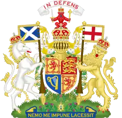 Royal coat of arms of the United Kingdom, Scottish version (1837)