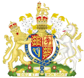 Coat of arms of the United Kingdom (outside Scotland)