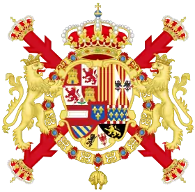 Royal Coat of Arms of Spain (1700–1761)
