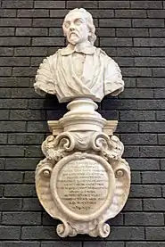 Bust of William Harvey at the Royal College of Physicians, London