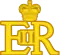 Royal Cypher of Queen Elizabeth II all in gold. This form of the cypher is used on applicable uniforms by designated personnel holding appointments to the Queen or her Vice Regal representatives, e.g. Aides de Camp to the Queen, Honorary Physicians to the Queen, etc.