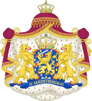 Coat of arms of The Kingdom of the Netherlands (1907–1949)