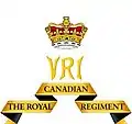 Regimental cypher of The Royal Canadian Regiment.