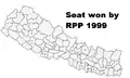 Seats won by Rashtriya Prajatantra Party