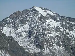 From the southwest (Stubai Glacier)