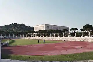 Stadio dei Marmi overlooking the Ministry of Foreign Affairs