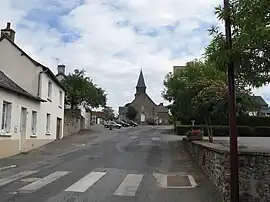 The church in Ruillé-le-Gravelais