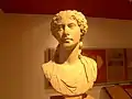 The bust of Agrippina the Younger found in the property