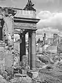 Ruins of the Branicki Palace in Warsaw, 1945