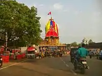 festival cart of the temple with image of the festival deity