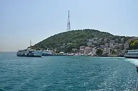 A view of the Rumelikavağı skyline from the Bosphorus