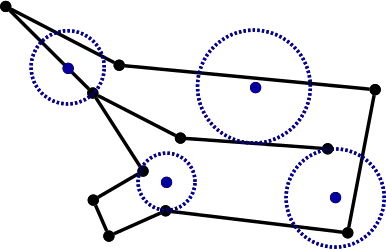 Planar straight line graph-based definition.