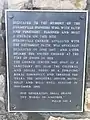 Plaque in Huronville