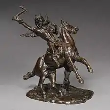The Cryer, bronze sculpture