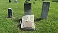 Grave of Russell Shaw, the founder of Russellville, in Shaw Cemetery