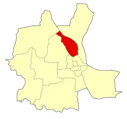 Location of Russey Keo within Phnom Penh