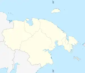 Lamutskoye is located in Chukotka Autonomous Okrug