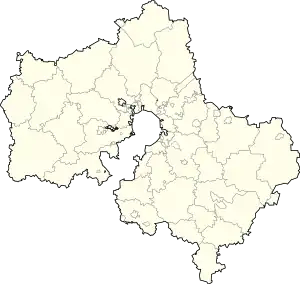 UUDD is located in Moscow Oblast
