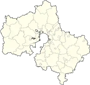 VKO is located in Moscow Oblast