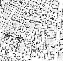 Trump Street on a 1916 Ordnance Survey map