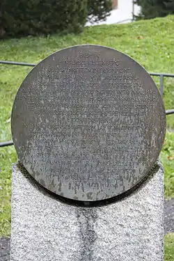 The monument to Russian soldiers in Liechtenstein