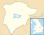 Maps of castles in England by county: L–W is located in Rutland