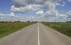 Road between the selos of Fedyakino and Konstantinovo in Rybnovsky District