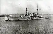 The Armored Cruiser Rurik in 1917.