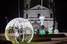Christmas lights in Rząśnia