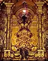 Detail of the high altar of Saint Benedict in Saint Benedict Church, Olinda