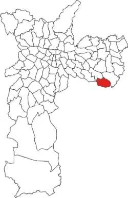 Location in the city of São Paulo