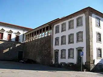 Exterior view of the cloisters.