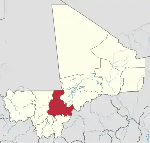 Location within Mali