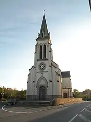The church of Saint-Jean-Baptiste, in Sévérac
