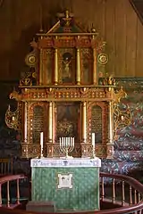 Altar in the church