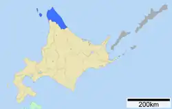 Location of Sōya Subprefecture