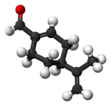Ball-and-stick model of perillaldehyde