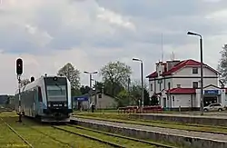 Train station in Bełżec