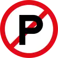 Parking prohibited