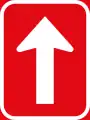 One-way roadway