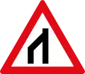 Dual-carriageway ends ahead