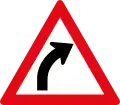 Curve to right